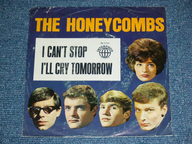 画像: The HONEYCOMBS -  I CAN'T STOP : I'LL CRYTOMORROW ( VG++/MINT-)  / 1964 US AMERICA ORIGINAL  Used  7" Single with PICTURE SLEEVE  