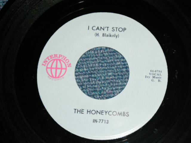 画像: The HONEYCOMBS -  I CAN'T STOP : I'LL CRYTOMORROW ( VG++/MINT-)  / 1964 US AMERICA ORIGINAL  Used  7" Single with PICTURE SLEEVE  