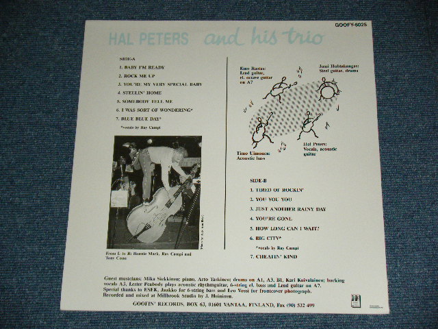 画像: HAL PETERS and His TRIO featuring RAY CAMPI - BABY I'M READY  / 1991  FINLAND ORIGINAL "BRAND NEW" LP 