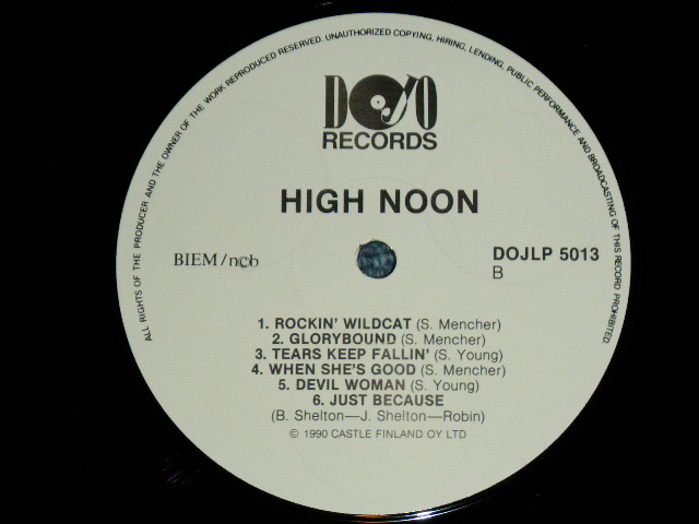 画像: HIGH NOON -  HIGH NOON / 1990  FINLAND ORIGINAL "BRAND NEW"  10" LP 