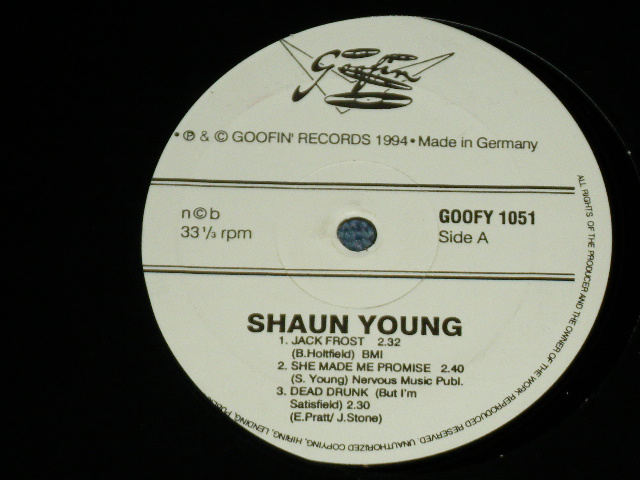 画像: SHAUN YOUNG of HIGH NOON -  SHAUN YOUNG / 1994  FINLAND ORIGINAL Used   10" LP 