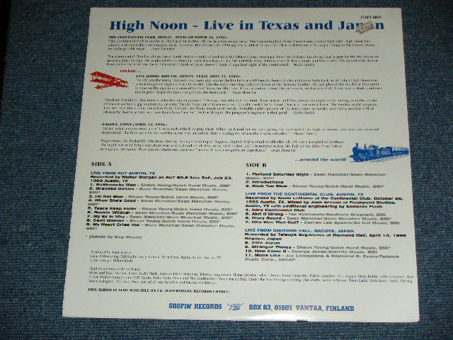 画像: HIGH NOON - LIVE IN TEXAS AND JAPAN  / 1997  FINLAND ORIGINAL "BRAND NEW" LP 