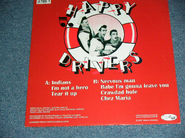 画像: HAPPY DRIVERS - INDIANS ON THE ROAD (Limited "WHITE Wax Vinyl)  / 2002 GERMAN ORIGINAL "BRAND NEW"    LP 