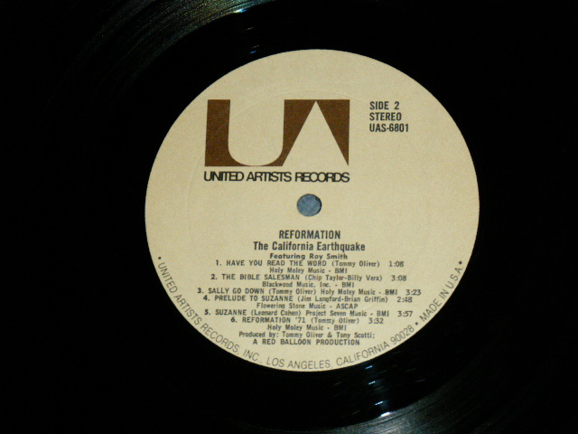 画像: CALIFORNIA EARTHQUAKE - REFORNATION  (Ex++/Ex+++)  / 1971  US AMERICA ORIGINAL Used LP 