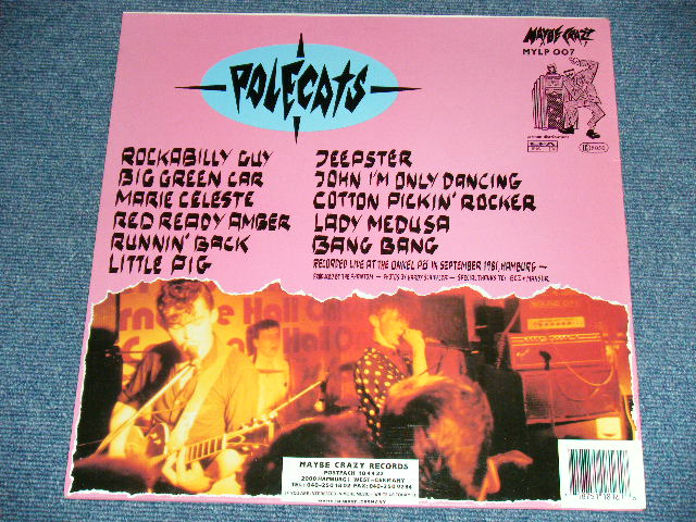 画像: POLECATS - LIVE IN HAMBURG '81 /  GERMANY REISSUE "BRAND NEW" LP 