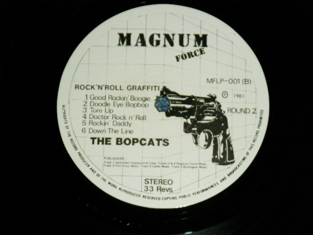 画像: BOPCATS - ROCK ' ROLL GRAFFITI  ( Ex-/MINT-)  /  1981 UK ENGLAND  ORIGINAL Used LP 