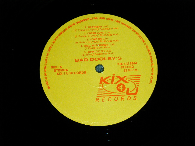 画像: BAD DOOLEYS - BAD DOOLEYS /  1986 HOLLAND ORIGINAL "BRAND NEW" LP 