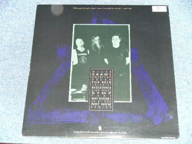 画像: COFFIN BREAK - CRAWL  ( MINT/Ex+++ )  / 1991 US AMERICA ORIGINAL Used LP 