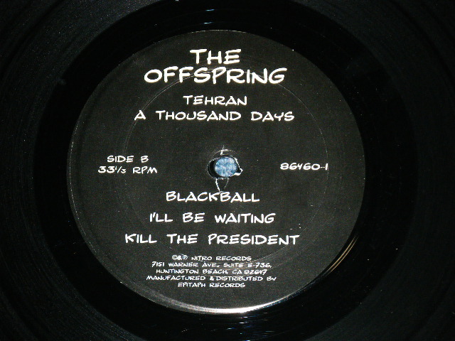 画像: OFFSPRING -THE OFFSPRING ( Ex+++/Ex++ )   / 1995 US AMERICA  "REISSUE Version" Used LP 