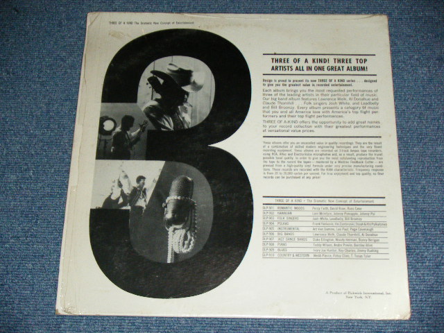 画像: LEADBELLY / BILL BLOONZY / JOSH WHITE - THREE OF A KIND / 196? US AMERICA ORIGINAL Used LP 