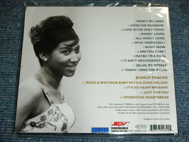 画像: ARETHA FRANKLIN - ARETHA / 2008 GERMANY BRAND NEW CD  