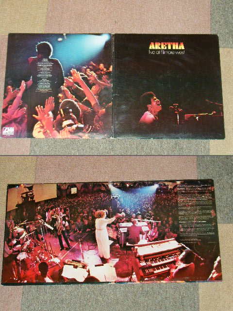 画像: ARETHA FRANKLIN ( With KING CURTIS, RAY CHARLES ) - LIVE AT FILLMORE WEST ( With PIN-UP ) / 1971 US ORIGINAL Used LP 