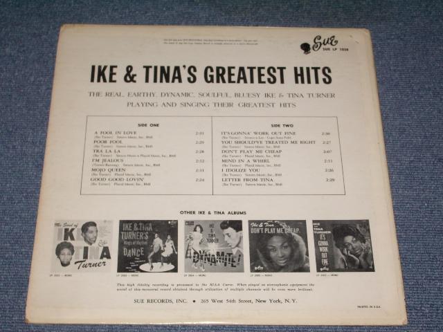 IKE & TINA TURNER - THE GREATEST HITS OF / 1965 US ORIGINAL Mono