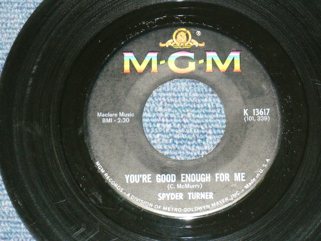 SPYDER TURNER - STAND BY ME / 1966 US ORIGINAL 7