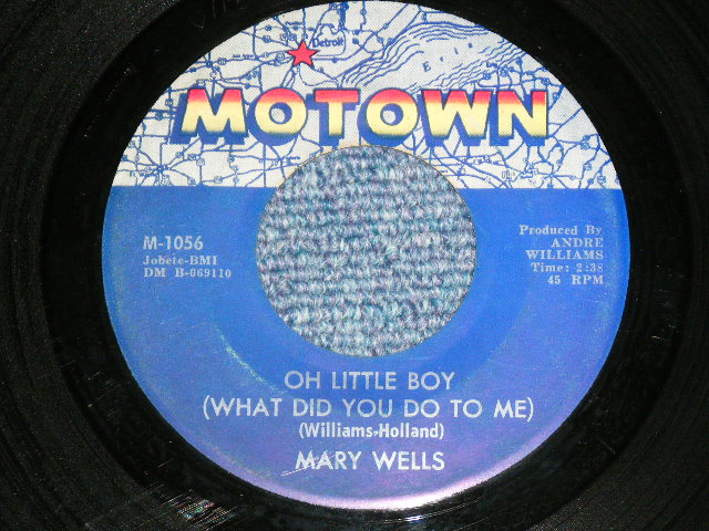 画像: MARY WELLS - MY GUY : OH LITTLE BOY( Ex++/Ex++ ) / 1964 US AMERICA ORIGINAL Used 7" Single  