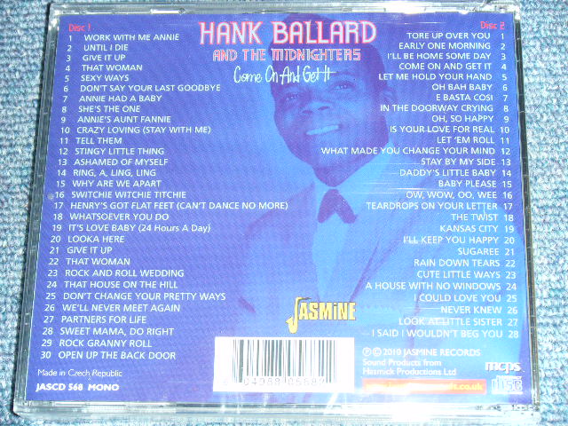 画像: HANK BALLARD and THE MIDNIGHTERS - COME ON AND BGET IT / 2010 CZECH REPUBLIC ORIGINAL Brand New Seled CD  