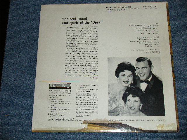 画像: The BROWNS - GRAND OLE OPRY FAVORITES ( Ex++,VG++/MINT- )   / 1963 US AMERICA ORIGINAL MONO  Used LP