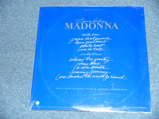 画像: MADONNA - TRUE BLUE    / 1986 US AMERICA ORIGINAL "Brand New SEALED" LP