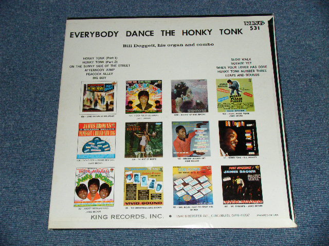 画像: BILL DOGGETT -  EVERYBODY DANCE THE HONKY TONK (Ex+++/Ex+++) / 1960's  US AMERICA ORIGINAL 2nd Press "BLUE Label" MONO Used LP 