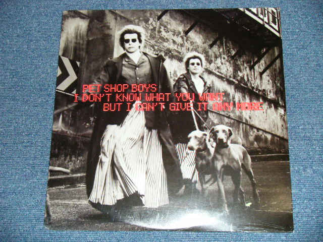 画像1: PET SHOP BOYS - I DON'T KNOW WHAT YOU WANT BUT I CAN'T GIVE IT ANY MORE( SEALED) / 2000 US AMERICA ORIGINAL B"BRAND NEW SEALED" 2 LP's 