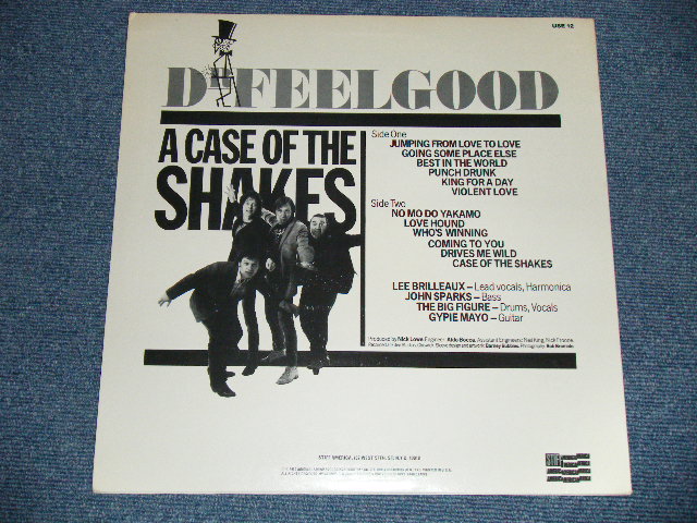 画像: DR.FEELGOOD - CASE OF THE SHAKES  ( Ex++/MINT- ) /  1980 UK ENGLAND ORIGINAL Used LP 