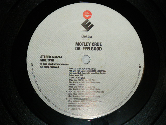 画像: MOTLEY CRUE Mötley Crüe - DR.FEELGOOD (Ex+++/MINT-) / 1989 US AMERICA ORIGINAL Used  LP 