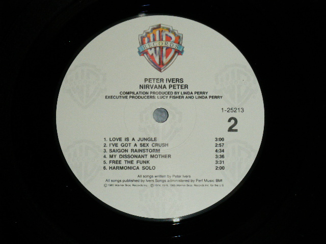 PETER IVERS - NIRVANA PETER ( Ex/Ex+++ Looks:Ex++) / 1985 US AMERICA  ORIGINAL Used LP - パラダイス・レコード