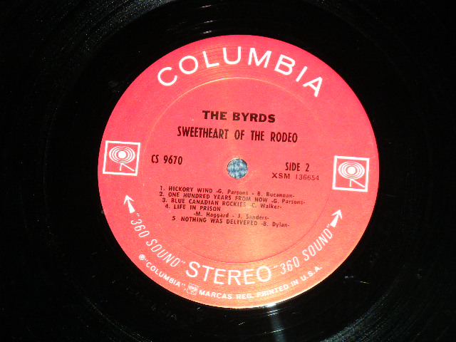 画像: THE BYRDS - SWEETHEART OF THE RODEO  (  Matrix #A)1D/B)1A : Ex+/MINT-)  / 1968 US AMERICA ORIGINAL "360 SOUND Label" STEREO Used LP