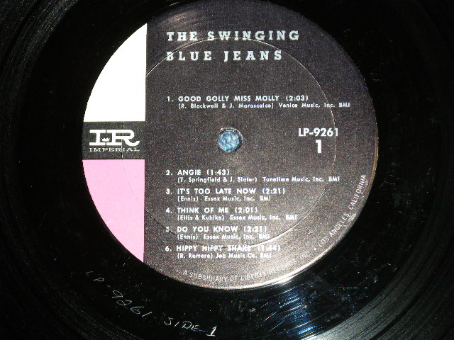 画像: THE SWINGING BLUE JEANS - HIPPY HIPPY SHAKE ( Ex+++/Ex+++ Looks:Ex+ ) / 1964 US  ORIGINAL  MONO Used  LP 