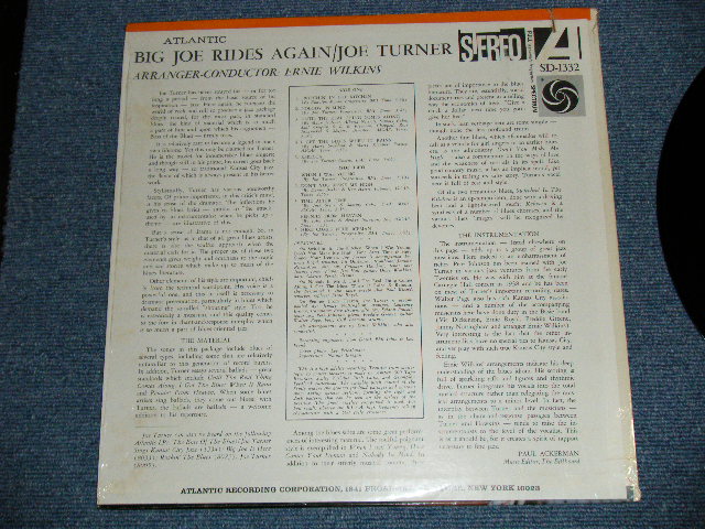 画像: JOE TURNER - BIG JOE RIDES AGAIN ( Ex+++/MINT-) / 1963 Version  US ORIGINAL? "GREEN & BLUE With BLACK  FUN on RIGHT SIDE "Label  STEREO  Used LP 