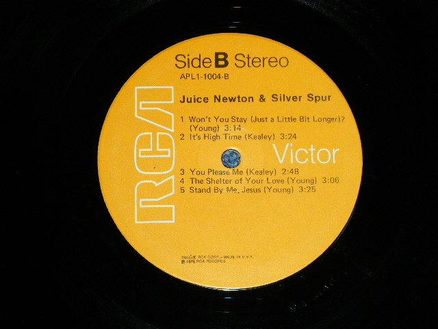 画像: JUICE NEWTON & SILVER SPUR -  JUICE NEWTON & SILVER SPUR (Ex+++/MINT- ) / 1975 US AMERICA ORIGINAL Used LP 