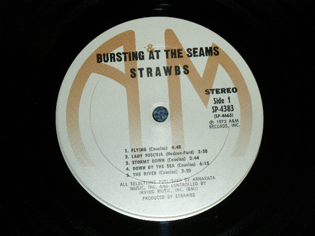 画像: STRAWBS - BERSTING AT THE SEAMS  (Ex/Ex+++ ) /  1973 or 1974 Version  US AMERICA "2nd Press Label"  Used LP 