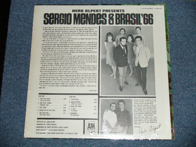 画像: SERGIO MENDES & BRASIL '66 - HERB ALPERT PRESENTS : Debut Album  (MINT/MINT-)  / 1966 US AMERICA Original "MONO" Used  LP 