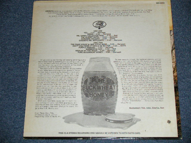 画像: BUCKHEAT - PURE BUCKHEAT HONEY  ( Ex+++/Ex+++ ) / Late 1960's  US AMERICA ORIGINAL Used LP