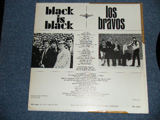 画像: LOS BRAVOS - BLACK IS BLACK (Ex+++/Ex+++) / 1966 US AMERICA Original Stereo Used LP  