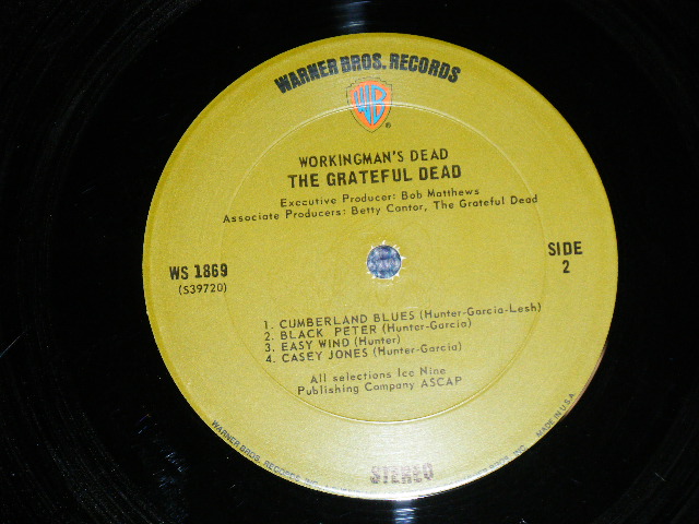 GRATEFUL DEAD - WORKINGMAN'S DEAD (Matrix # A)39719-1/B)39720-1