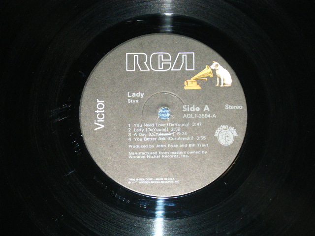 画像: STYX - STYX II : LADY  ( Ex/MINT- ) /  1979 US AMERICA "REISSUE"  Used LP 