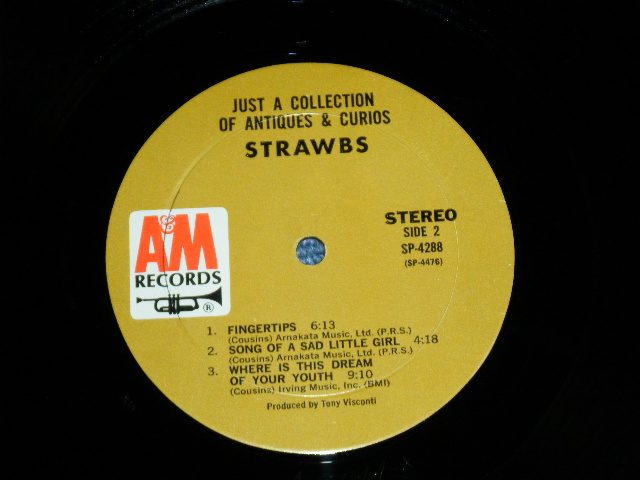 画像: STRAWBS - JUST A COLLECTION of ANTIQUES AND CURIOS : LIVE at THE QUEEN ELIZABETH HALL ( Ex+++/MINT ) / 1971 US AMERICA  ORIGINAL "BROWN Label"  Used LP 