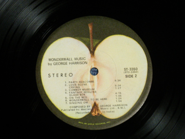 画像: GEORGE HARRISON  of THE BEATLES - WONDERWALL MUSIC by GEORGE HARRISON (Ex+/Ex)  / 1968 US AMERICA  ORIGINAL Used LP