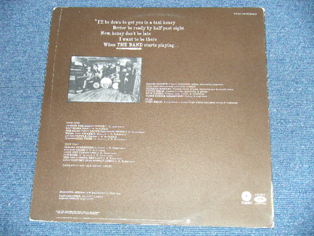 画像: THE BAND -  THE BAND( Matrix # A)ST1- 132-C2#5 / B) ST2-132-C2#4: Ex,Ex+++/Ex+++ Looks:Ex++) / 1969 US AMERICA ORIGINAL "LIME GREEN with Purple Color 'C' on TOP LABEL" Used LP 