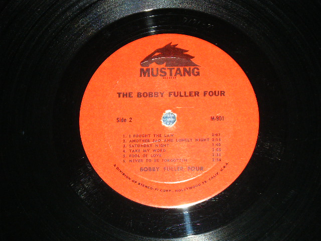 画像: THE BOBBY FULLER FOUR - I FOUGHT THE LAW ( VG+++/Ex- B-1:VG++ )  / 1966 US AMERICA ORIGINAL MONO Used LP 