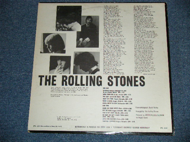 画像: ROLLING STONES - THE ROLLING STONES,NOW !( Matrix Number : A)  ZAL-6691 -4 △7764/ B)  ZAL-6692 -4   △7764x )(VG+++/Ex+ B-6 Poor JUMP)  / 1965  US AMERICA ORIGINAL 1st Press "BLUE LABEL with  UNBOXED LONDON Label" STEREO  Used LP 