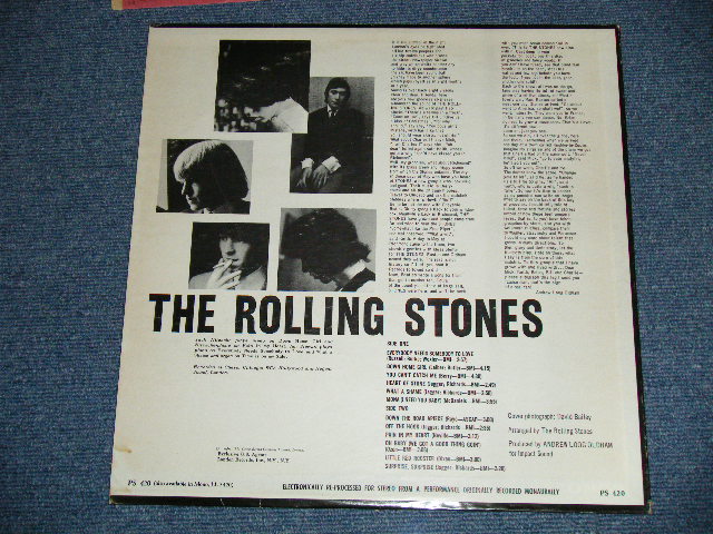 画像: ROLLING STONES - THE ROLLING STONES,NOW !( Matrix Number : A)  ZAL-6691 -4 △7764/ B)  ZAL-6692 -4   △7764x )(Ex++/Ex++ )    / 1969 Version?  US AMERICA ORIGINAL "DARK BLUE LABEL with  BOXED LONDON Label" STEREO  Used LP 