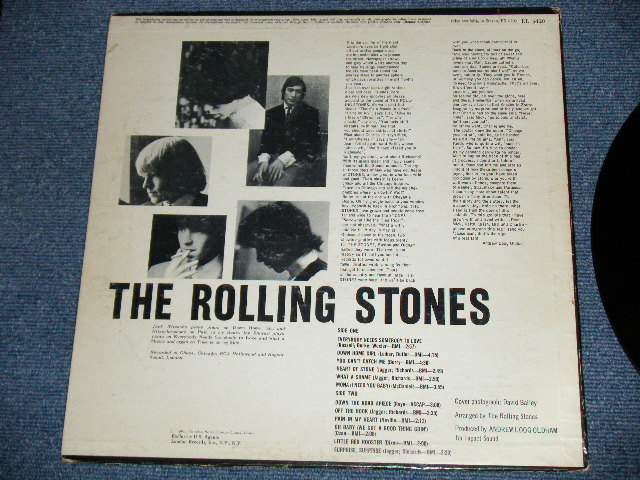 画像: ROLLING STONES - THE ROLLING STONES,NOW !( Matrix Number : HAND WRITING STYLE  A)  ARL-6691 -1D △7763/ B)  ARL-6692 -1B   △7763X )(Ex+/Ex+)    / 1964 US AMERICA ORIGINAL "MAROON LABEL with UNBOXED LONDON Label" MONO Used LP 