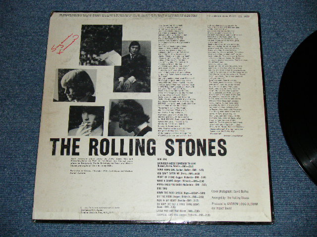 画像: ROLLING STONES - THE ROLLING STONES,NOW !( Matrix Number : TYPING STYLE : A) LL 3420A-1A / B) LL 3420B-1A )(VG+/VG++  )    / 1968 Version?  US AMERICA ORIGINAL "RED LABEL with  BOXED LONDON Label" MONO Used LP 