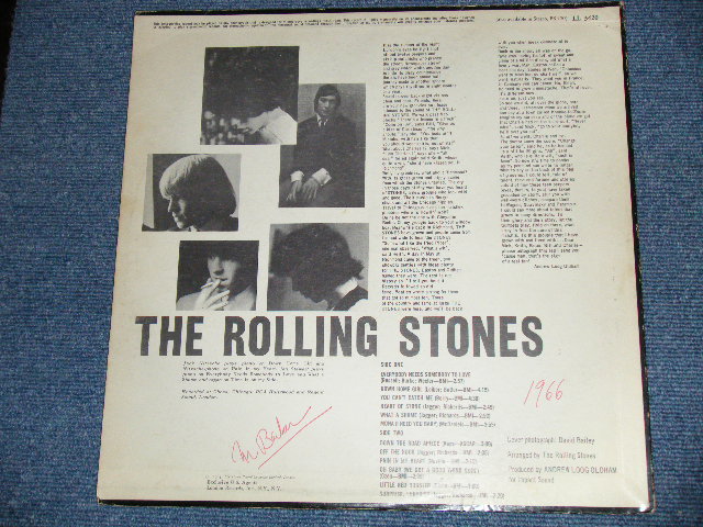 画像: ROLLING STONES - THE ROLLING STONES,NOW !( Matrix Number : HAND WRITING STYLE  A)  ARL-6691 -1D △7763/ B)  ARL-6692 -1B   △7763X )(Ex+/Ex++ )    / 1966 Version?  US AMERICA ORIGINAL "RED LABEL with  BOXED LONDON Label" MONO Used LP 