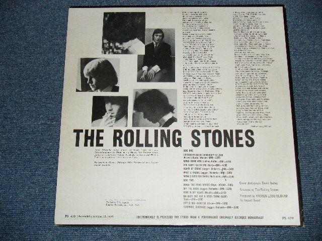 画像: ROLLING STONES - THE ROLLING STONES,NOW !( Matrix Number : A)  ZAL-6691 -4 W △7764/ B)  ZAL-6692 -10 W   )(Ex++/MINT- )  / 1976 Version?  US AMERICA ORIGINAL "DARK BLUE LABEL with  BOXED LONDON Label" STEREO  Used LP 