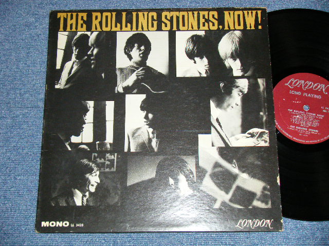 画像1: ROLLING STONES - THE ROLLING STONES,NOW !( Matrix Number : HAND WRITING STYLE  A)  ARL-6691 -1D △7763/ B)  ARL-6692 -1B   △7763X )(Ex++/Ex  Looks:Ex-)    / 1964 US AMERICA ORIGINAL "MAROON LABEL with UNBOXED LONDON Label" MONO Used LP 