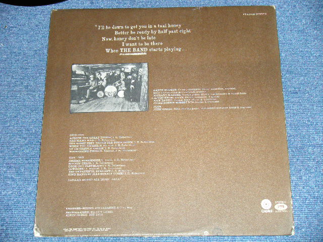 画像: THE BAND -  THE BAND( Matrix # A)ST1- 132-C1 / B) ST2-132-C1#3: Ex++/MINT-) / 1969 US AMERICA ORIGINAL "LIME GREEN with Purple Color 'C' on TOP LABEL" Used LP 