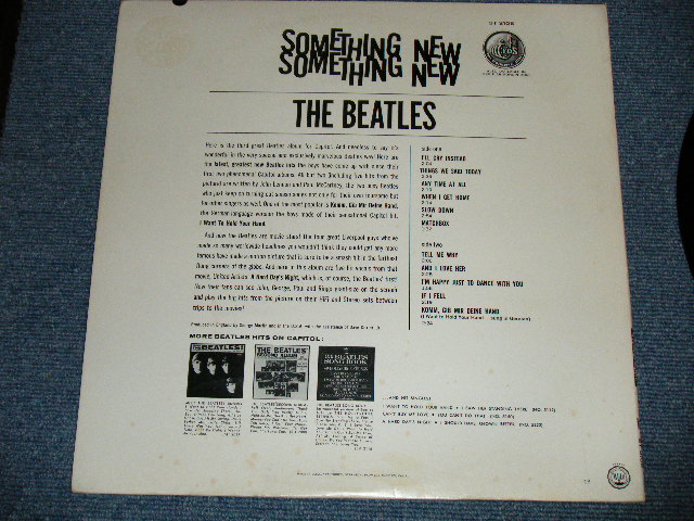 画像: The BEATLES -  SOMETHING NEW ( Matrix # A) ST-1-2108-F-21/B) ST-2-2108-F-19 : Ex++/MINT-) / US REISSUE "1976 Version ORANGE Label" Used LP 